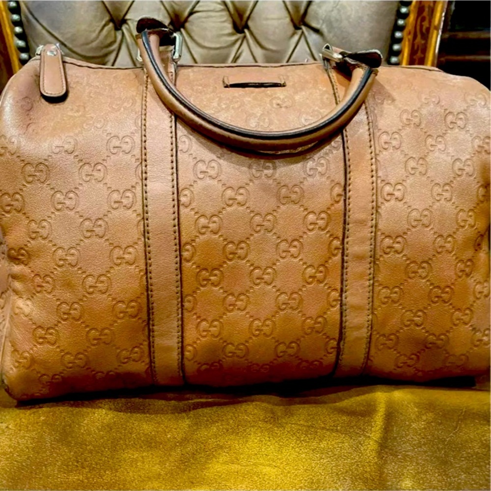Boston Gucci brown authentic